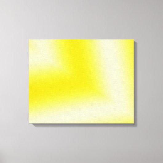 Custom Geel & Wit Abstract Design Canvas Print (Voorkant)