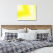 Custom Geel & Wit Abstract Design Canvas Print (Insitu (Slaapkamer))