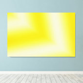 Custom Geel & Wit Abstract Design Canvas Print (Insitu (Houten vloer))