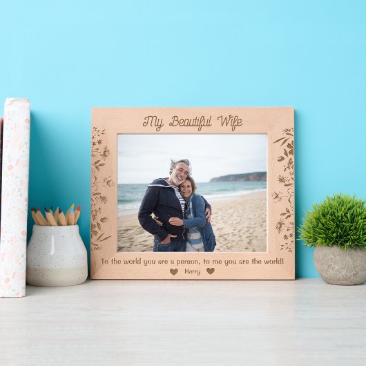 Custom gegraveerd Afbeelding Lijst aan mooie vrouw