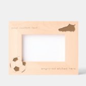 Custom gegraveerd geëtst Amerikaans Football Voetb (Voorkant)