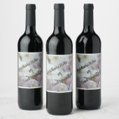 Custom Geluk Fles Label Cherry Blossom Label Wijn Etiket (Flessen)