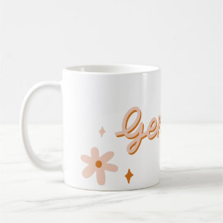 Custom Gemini Zodiac Name & Stars Minimalist Gift Koffiemok
