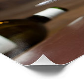 Custom Gentleman Dog Portrait - Wijnliefhebber Hui Perfect Poster (Hoek)