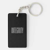 Custom Gentlemen's Monogram Sleutelhanger (achterkant)