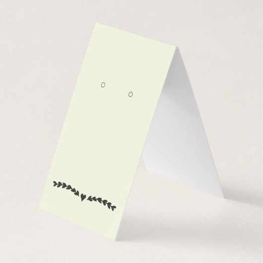 Custom Gevouwen Sieraden Display Kaarten voor DIY  (Voorkant)