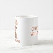 Custom Gewoon een meisje dat houdt van Highland Ko Koffiemok (Center)