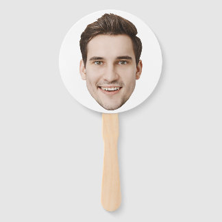 Custom Gezicht Bachelorette Party Verjaardag Cupca Handwaaier