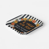 Custom Ghost Halloween Party - 'Een traktatie voor Papieren Bordje (Gebogen)