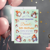 Custom Ghost Theme Kids Verjaardagsfeest Kaart