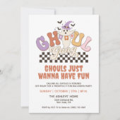 Custom Ghoul Gang Halloween Party Bach Party Groep Kaart (Voorkant)