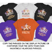 Custom Ghoul Gang Halloween Party Bach Party Groep T-shirt