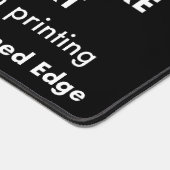 Custom Giant 31,5" Desk Mat Protector Pad - Zwart (Hoek)