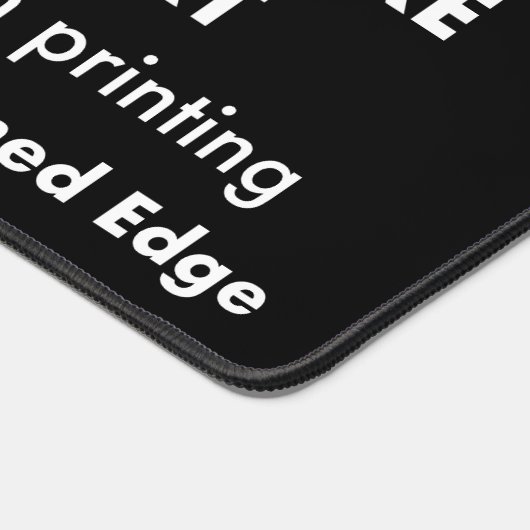 Custom Giant 31,5" Desk Mat Protector Pad - Zwart (Hoek)