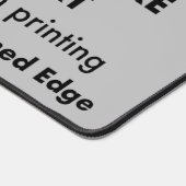 Custom Giant Kantoor Desk Mat - Magnesium Grey (Hoek)