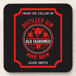 Custom Gin Bottle Bier Onderzetter