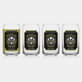 Custom Gin Bottle Blikvorm Glas (Achterkant)