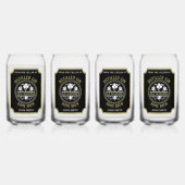 Custom Gin Bottle Blikvorm Glas (Voorkant)