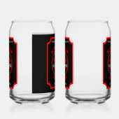 Custom Gin Bottle Blikvorm Glas (Links)