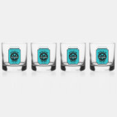 Custom Gin Bottle Whisky Glas (Voorkant)