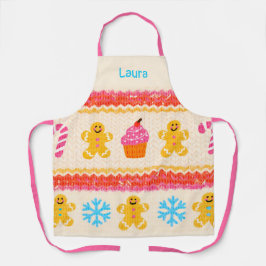 Custom Gingerbread Apron Schort