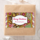Custom Gingerbread Cookie Christmas Gift Labels (Insitu)