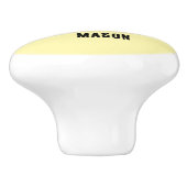 Custom, Giraffe pull knob Keramische Knop (Zijkant)