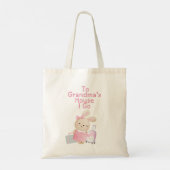Custom Girl gaat naar oma's Tote Bag (Achterkant)