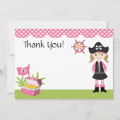 Custom Girl Pirate Bedankt (Voorkant)