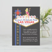 Custom_Girls Night Out Bachelorette Invitation Kaart (Staand voorkant)