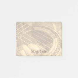 Custom gitarist performer zanger muzikant post-it® notes