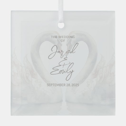 Custom Glass Ornament (Voorkant)