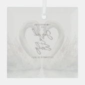 Custom Glass Ornament (Achterkant)