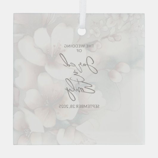 Custom Glass Ornament (Achterkant)