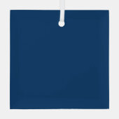 Custom Glass Ornament – Elegant &  (Achterkant)