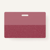 Custom Glitter Badge – Rose Gold Bottom (Voorkant)