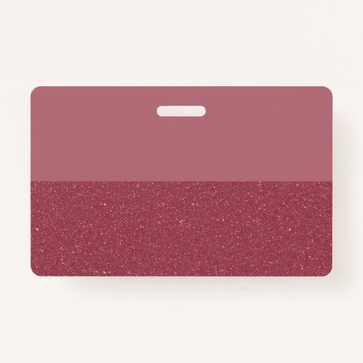 Custom Glitter Badge – Rose Gold Bottom (Voorkant)