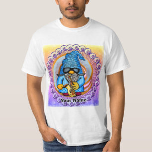 Custom Gnome Saxofoon T-shirt
