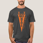 Custom Go State Oranje Team Pennant T-Shirt (Voorkant)