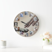 Custom God Creëer Dog 12-jarige Puppy Uw Foto's Grote Klok (Huis)