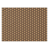 Custom Gold & Black Business Company Logo Patroon Tafelkleed (Voorkant (Horizontaal))