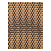 Custom Gold & Black Business Company Logo Patroon Tafelkleed (Voorkant)