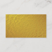 Custom Gold Company Visitekaartje (Achterkant)