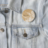 Custom gold crystal badge ronde button 5,7 cm (In situ)