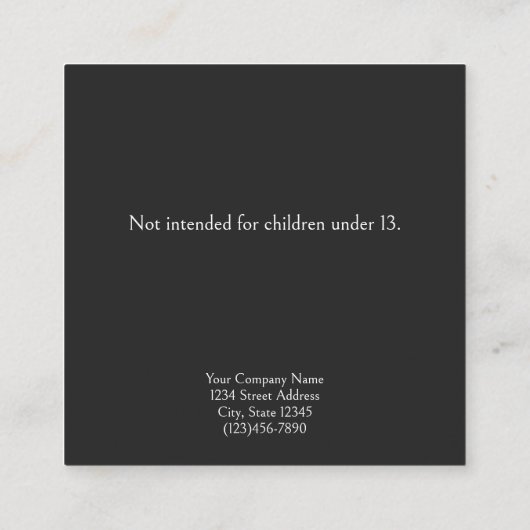 Custom "Gold" Filigree Stud Oorbel Display Kaarten Afsprakenkaartje (Achterkant)