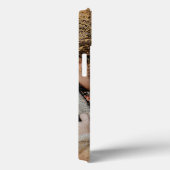 Custom Gold Glitter Couple Photo Monogramed Case-Mate iPhone Case (Achterkant / Rechts)