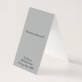 Custom Gold Lijst Lace Zelfstandige Oorbel Kaarten (Achterkant)