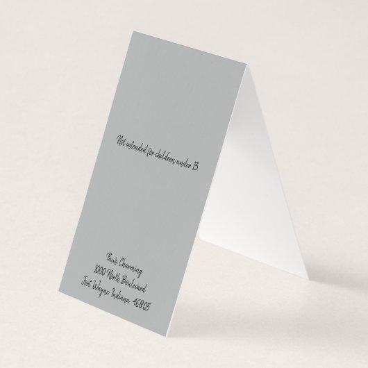 Custom Gold Lijst Lace Zelfstandige Oorbel Kaarten (Achterkant)