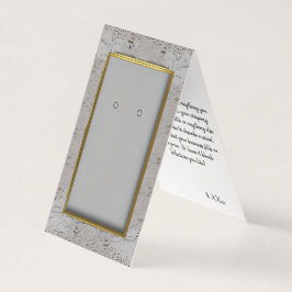 Custom Gold Lijst Lace Zelfstandige Oorbel Kaarten