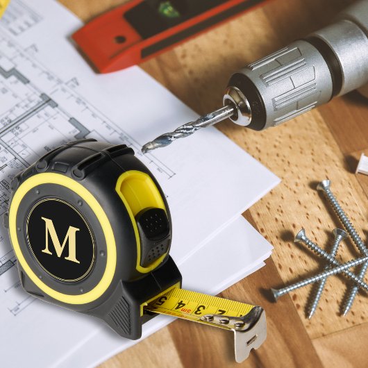 Custom Gold Monogram DIYers Carpenters Crafters Rolmaat